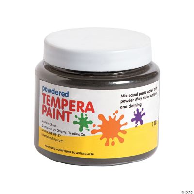 1 lb Powder Black Tempera Paint Discontinued