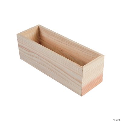 DIY Unfinished Wood Planter Box - Discontinued