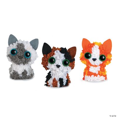 PlushCraft Kitten Club 3D Fabric Craft Kit