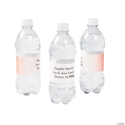 Personalized Ombre Pattern Water Bottle Labels | Oriental Trading