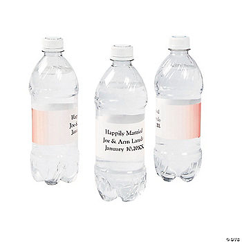 Personalized Ombre Pattern Water Bottle Labels | Oriental Trading