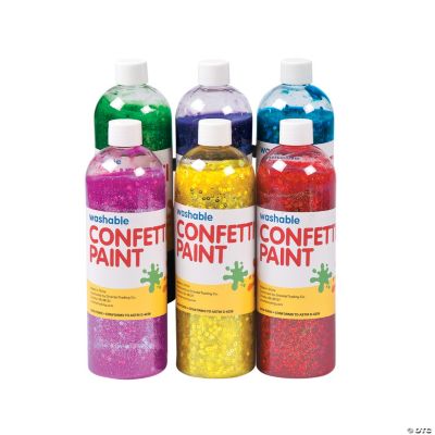 Washable Glitter Confetti Paint Set