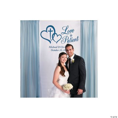 Love Is Patient Wedding Photo Booth Backdrop Custom Banner