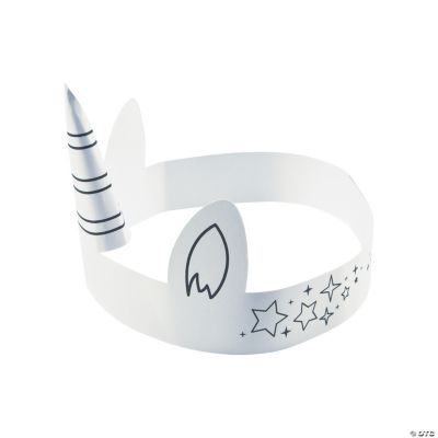 Color Your Own Unicorn Crown Kit Oriental Trading