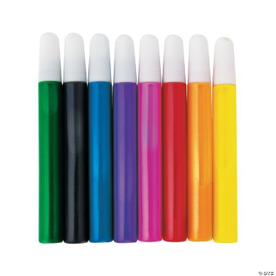 4 3/4" 8Color Suncatcher Paint Plastic Pen Set 24 Pc. Oriental Trading