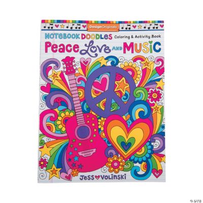 Peace, Love & Music Coloring Book - Discontinued