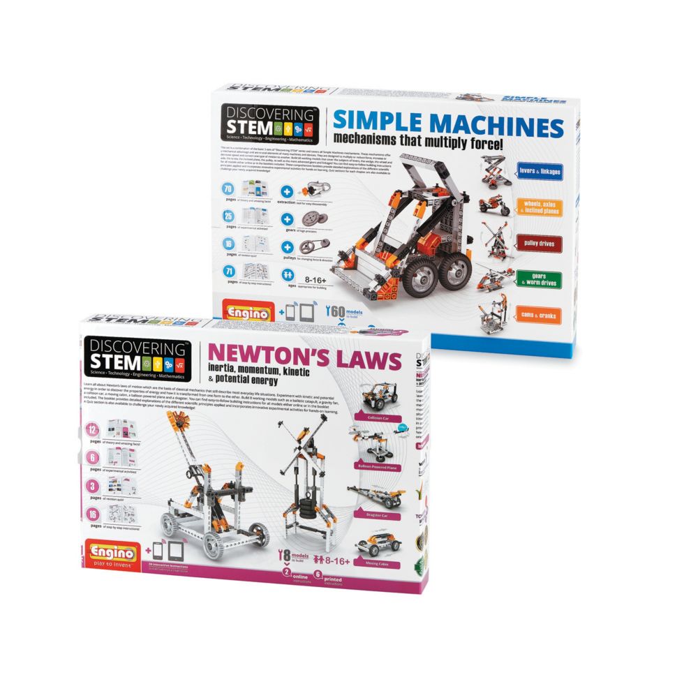 Engino S.t.e.m Machines Kits: Set Of 2 From MindWare