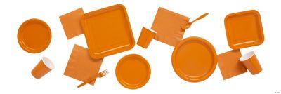 Pumpkin Spice Orange Tableware