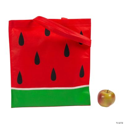 Large Watermelon Tote Bags Oriental Trading