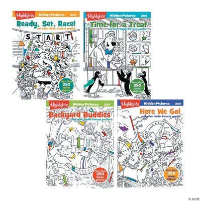 Highlights Hidden Pictures Books 2017 Set of 4 Discontinued
