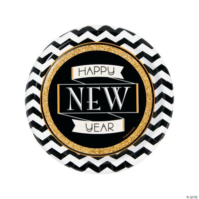 Midnight Celebration Paper Dinner Plates Oriental Trading