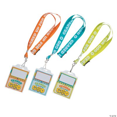 geared up for god vbs name tag lanyards discontinued