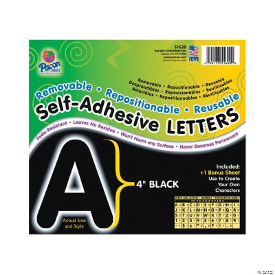 Pacon® Black SelfAdhesive Letters