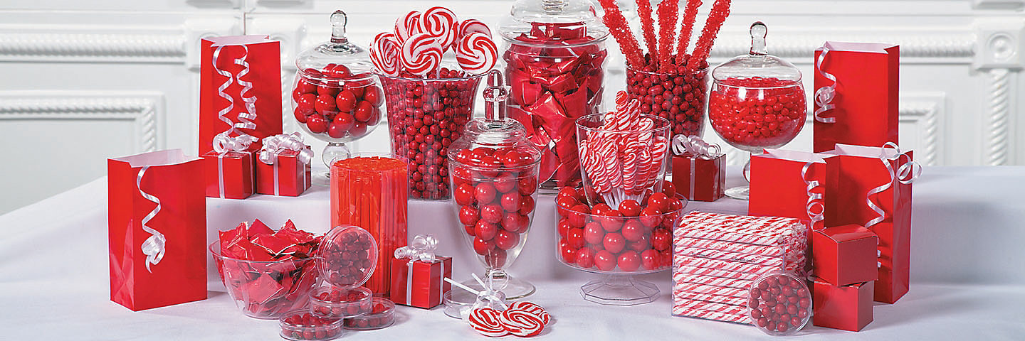 Red Candy Buffet Supplies