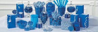 Blue Candy Buffet Supplies