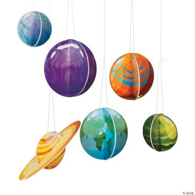 3d Hanging Planets