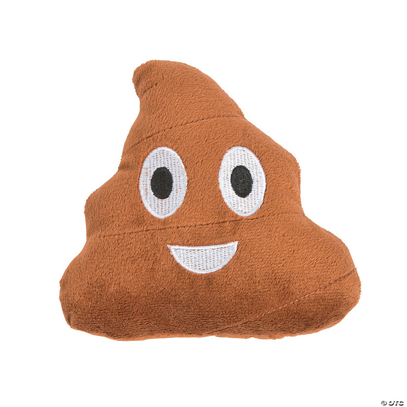 12" Poop Emoticon Pillow Poop Emoji Plushie CLOSEOUT 