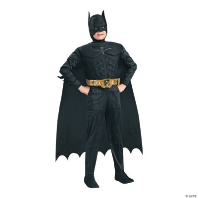 Boy's Deluxe Muscle Chest Dark Knight Batman™ Costume | Oriental Trading