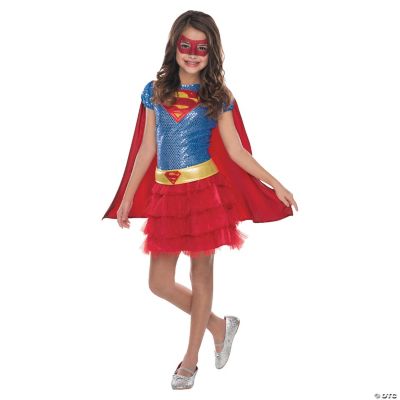Toddler Girl's Frilly Supergirl Costume - 2T - Apparel Accessories - 1 ...
