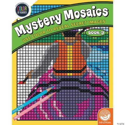 Download Color By Number Mystery Mosaics: Book 9 | MindWare