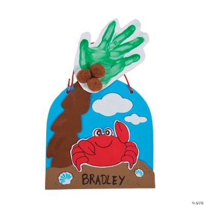 Palm Tree Handprint Craft Kit Oriental Trading