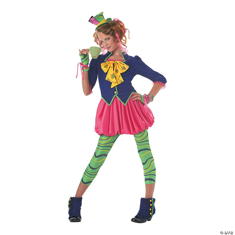 Teen Girl S Mad Hatter Costume Oriental Trading - Mad Hatter Costume Diy Female