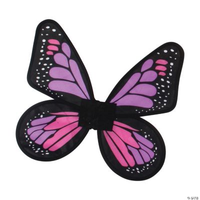 Girl’s Pink & Purple Satin Butterfly Wings | Oriental Trading