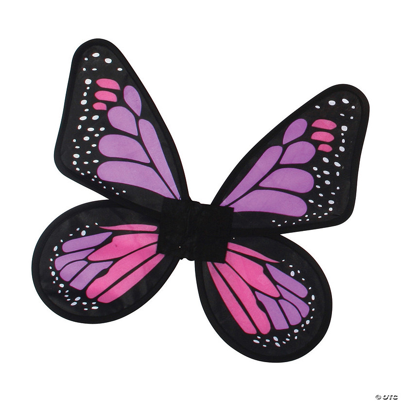 Girl’s Pink & Purple Satin Butterfly Wings | Oriental Trading