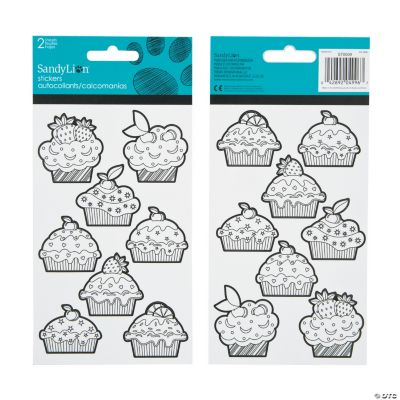 ArtZone™ Coloring Stickers Cupcakes Discontinued