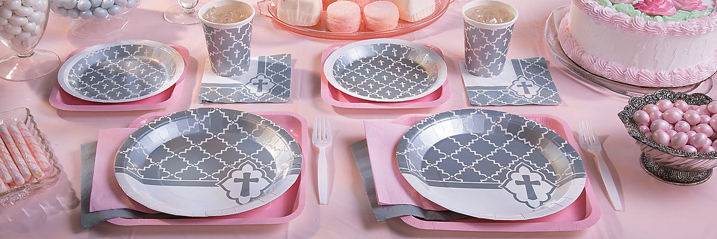 Girls' Religious Celebration Tableware