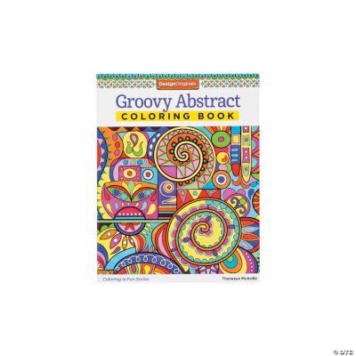 Groovy Abstract Adult Coloring Book Discontinued