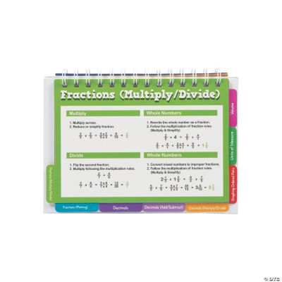 Math Strategies Flip Books - Grade 5 - Educational - 6 Pieces