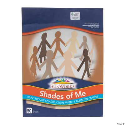 Pacon Assorted Multicultural Colors 9 X 12 Heavyweight Construction Paper 50 Pc Oriental Trading