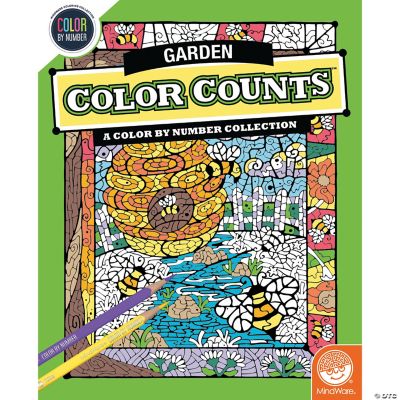 Color by Number Color Counts - Gardens