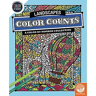 Color by Number Color Counts - Landscapes