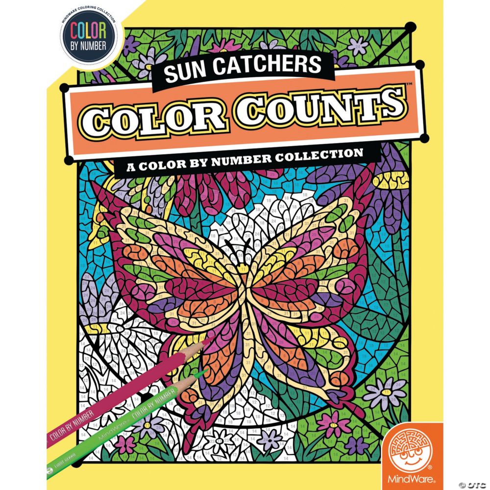 Color Counts Suncatchers Coloring Book From MindWare