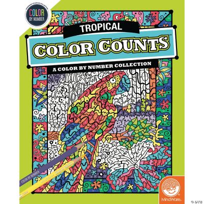Color by Number Color Counts - Tropical