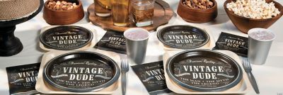 Vintage Dude Party Supplies