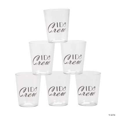 I Do Crew Shot Glasses Oriental Trading