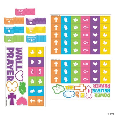 Prayer Wall Bulletin Board Set - Educational - 134 Pieces | eBay