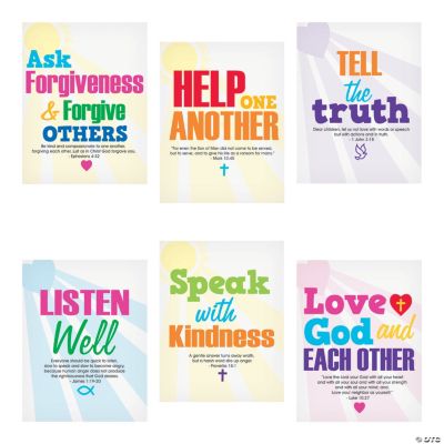 Faith Classroom Rules Poster Set | Oriental Trading