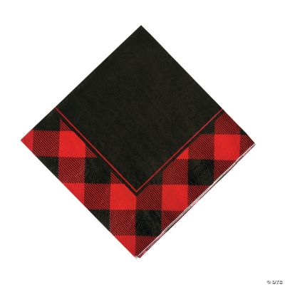 Buffalo Plaid Luncheon Napkins 16 Pc. Oriental Trading