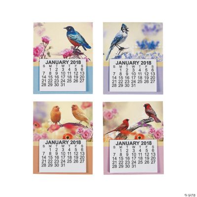2018 Large Print Bird Calendar Magnets Discontinued