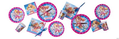 Paw Patrol Theme Party Utensils Cutlery Set Wrapped With Fork