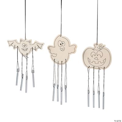 Color Your Own Halloween Wind Chimes Oriental Trading