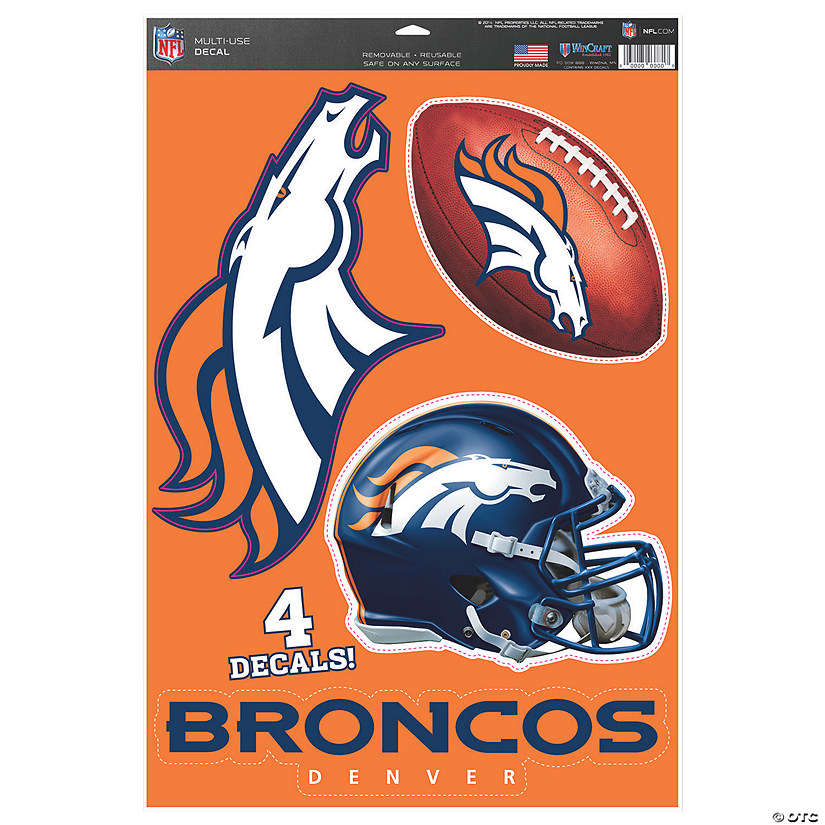 Denver Broncos Window Cling 