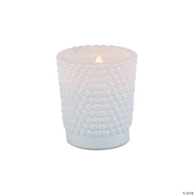 White Hobnail Votive Candle Holders - Discontinued