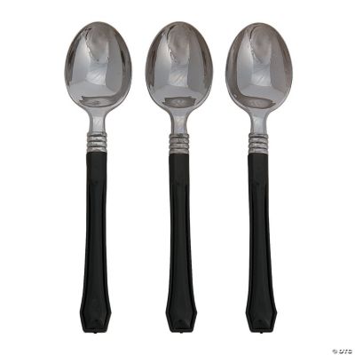Black Premium Plastic Spoons Discontinued