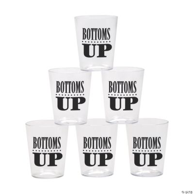 Bottoms Up Plastic Shot Glasses Party Supplies 50 Pieces eBay