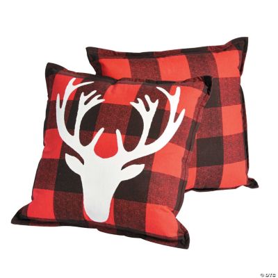 Holiday Buffalo Plaid Throw Pillows